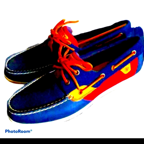 #ISO: I'm  looking  for these Sperrys in Women,Size 10..Red yellow blue Thanks - Picture 1 of 3